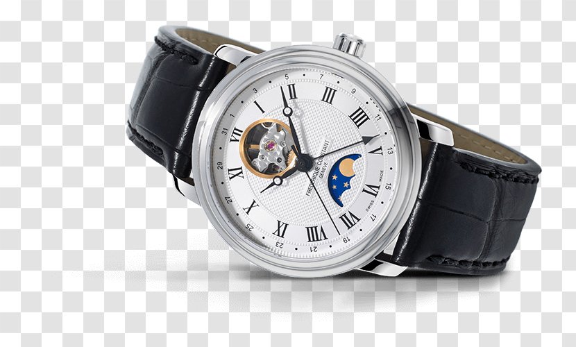 Frédérique Constant Frederique Men's Classics Auto Moonphase Watch Clock Rolex Transparent PNG