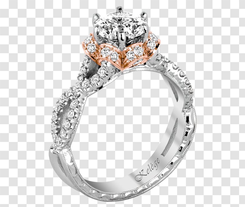 Engagement Ring Wedding Jewellery - Platinum - Creative Rings Transparent PNG