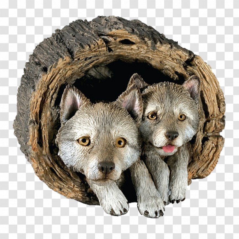 Siberian Husky Puppy Arctic Wolf Sculpture Statue - Carnivoran - Wolfhound Transparent PNG