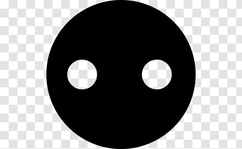 Black And White Smile - Head Transparent PNG