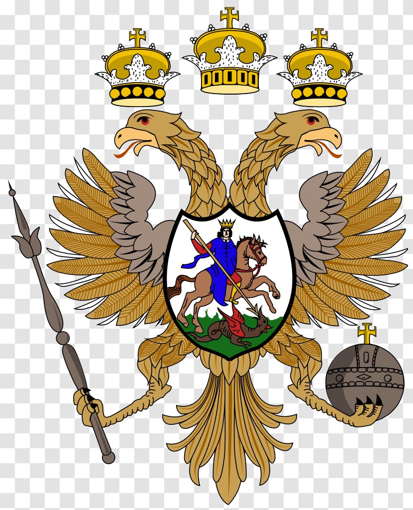 Tsardom Of Russia Russian Empire Coat Arms Revolution - Stand Transparent PNG