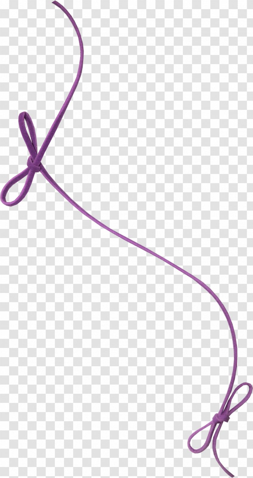 Purple Rope - Bow Transparent PNG