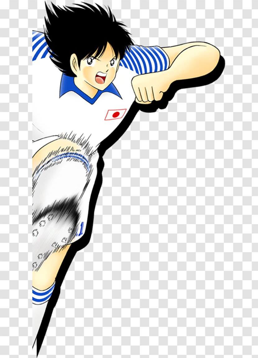 Captain Tsubasa: Tatakae Dream Team Tsubasa Oozora Tarō Misaki Tecmo Cup Soccer Game - Silhouette Transparent PNG
