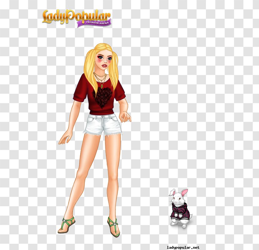 Lady Popular T-shirt Video Game Fashion - Toy Transparent PNG