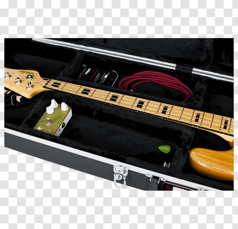 Gator Cases Deluxe ABS Bass Guitar Case (Plastic) Electric Musical Instruments - Silhouette Transparent PNG