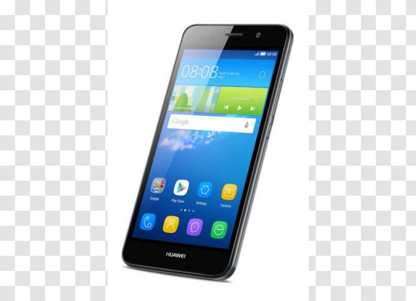 华为 Huawei Y 6 2018 Dual SIM 4G 16GB Blue Hardware/Electronic Y6 Pro (2017) Nova - Telephony - Smartphone Transparent PNG