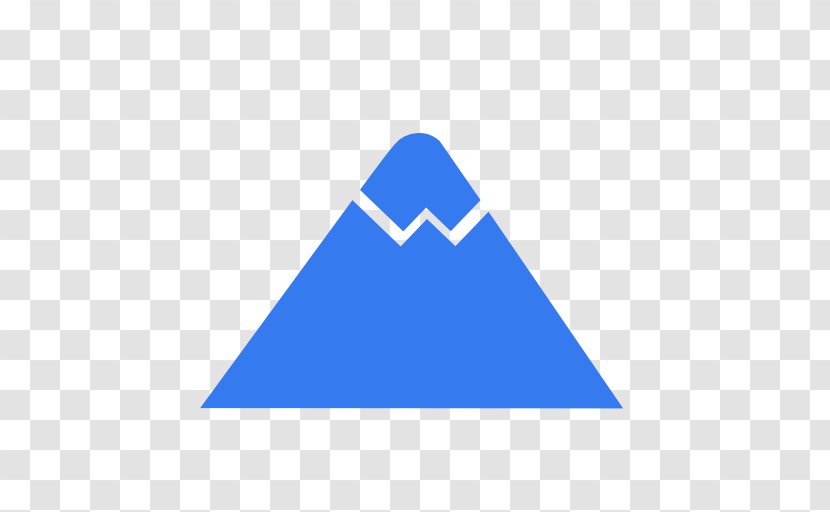 Electric Blue Triangle Area - Silhouette - Media Inkscape Transparent PNG
