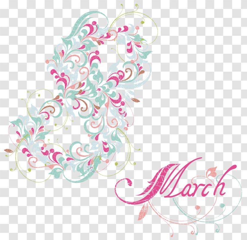 March 8 International Women's Day Clip Art - Heart - Decoration PNG Clipart Picture Transparent PNG
