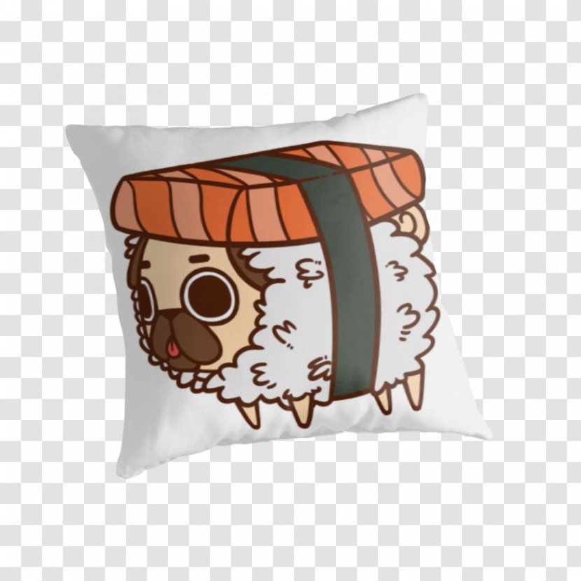 Pug Sushi Puppy Drawing Burrito - Posters Transparent PNG