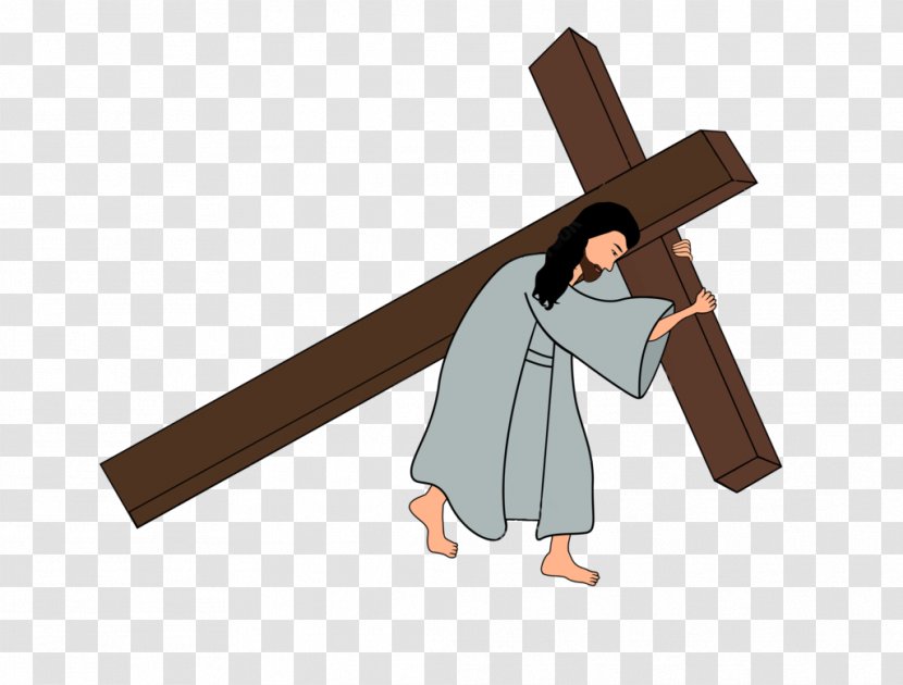 Christian Cross Calvary Stations Of The Drawing - Jesus Transparent PNG