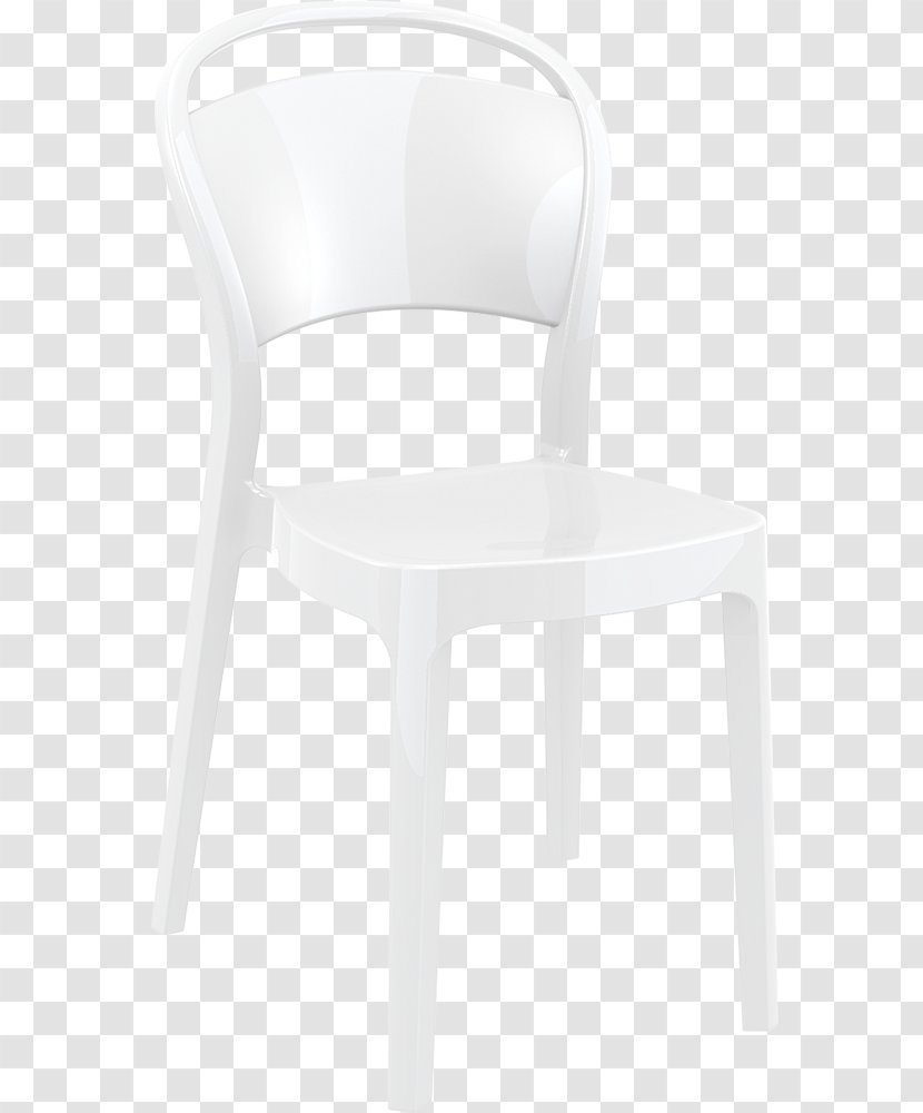 Chair Plastic Armrest Product Design - White - Pallet Swing Transparent PNG