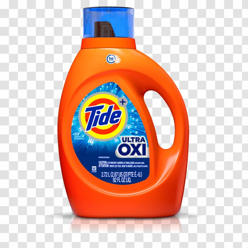 Tide HE Liquid Laundry Detergent Turbo Clean - Doing Stains Transparent PNG