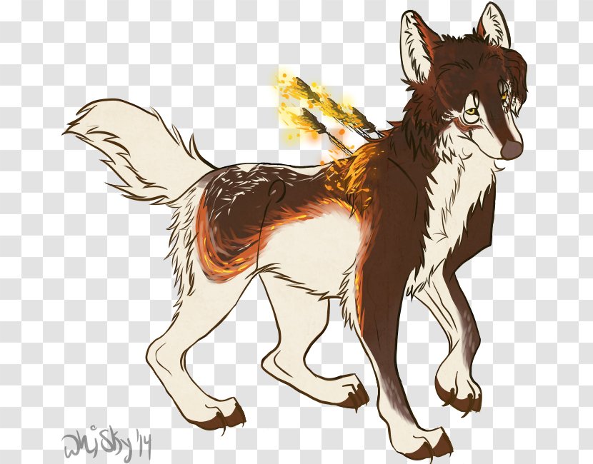 Dog Red Fox Cat Fauna Wildlife - Tail Transparent PNG