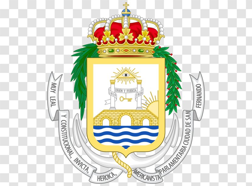 Escudo De San Fernando Coat Of Arms Wikipedia - Spain - Cadiz Transparent PNG