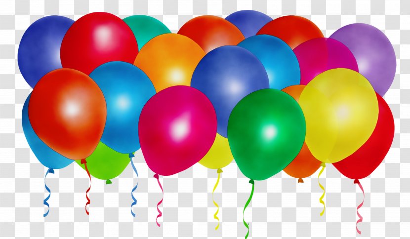 Birthday Party Background - Water Balloons - Colorfulness Toy Transparent PNG
