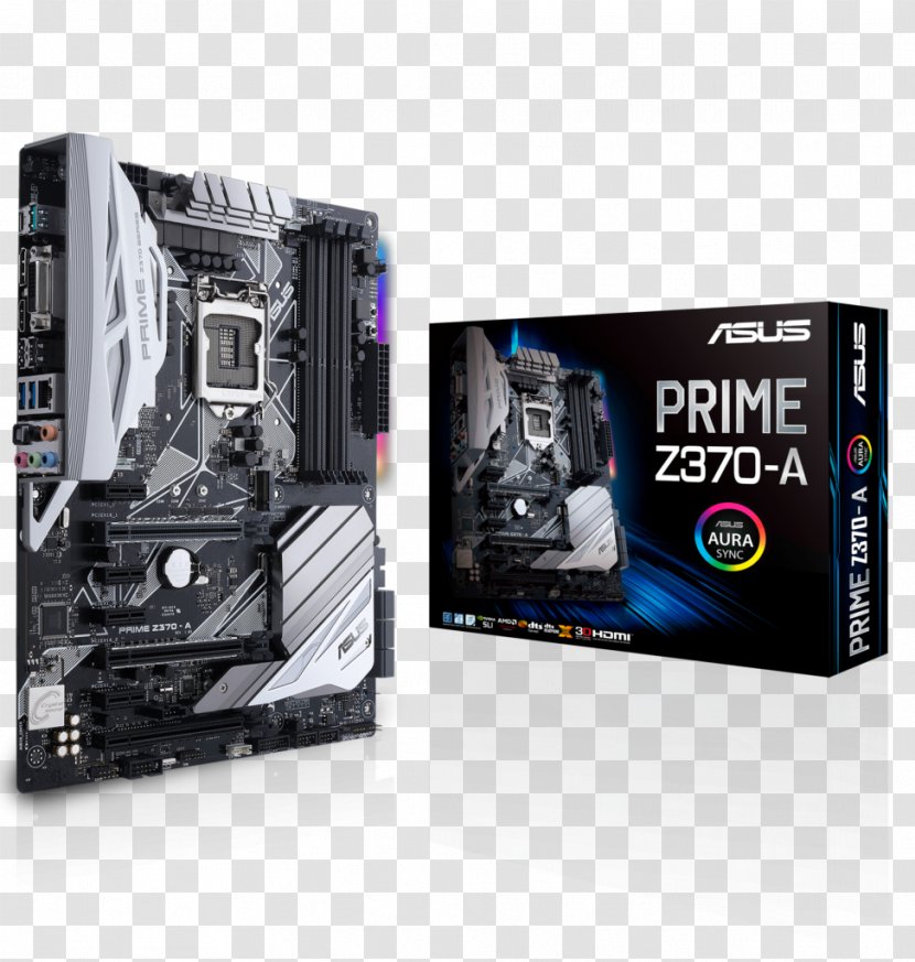 Intel ASUS PRIME Z370-A LGA 1151 Motherboard ATX - Atx Transparent PNG