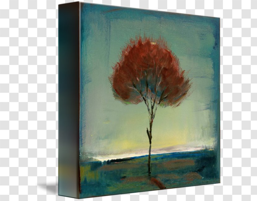 Acrylic Paint Modern Art Still Life Gallery Wrap Watercolor Painting - Afterglow Beauty Transparent PNG