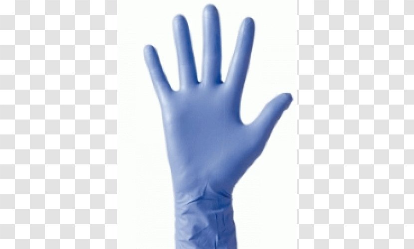 Finger Hand Model Medical Glove Cobalt Blue - Design Transparent PNG