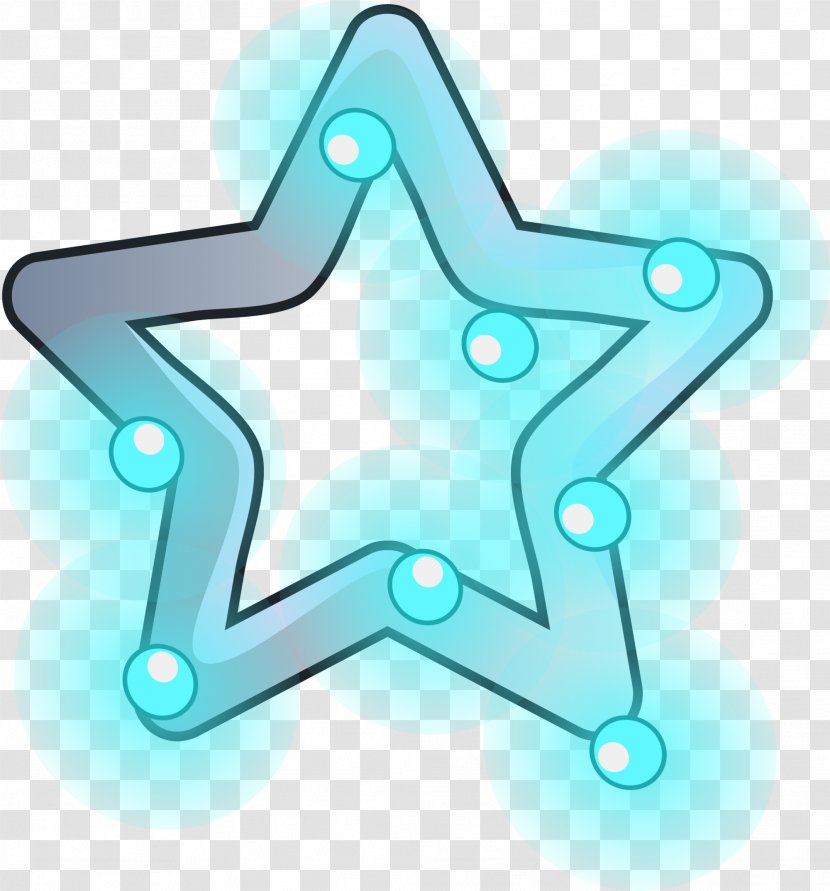Cartoon Drawing Star Royalty-free - Blue Transparent PNG