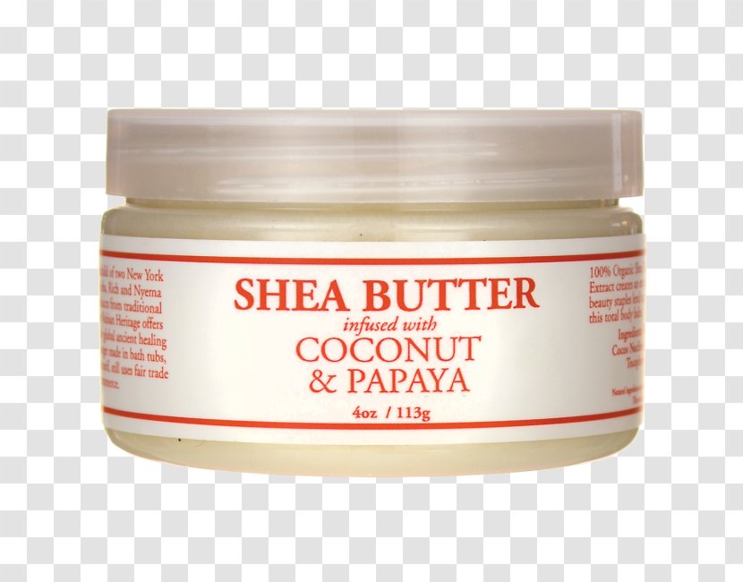 Shea Butter Nubian Heritage Boost D'Argent, Argent Colloïdal, 8 Fl Oz (236 Ml) Papaya Pound - La - Cream Transparent PNG