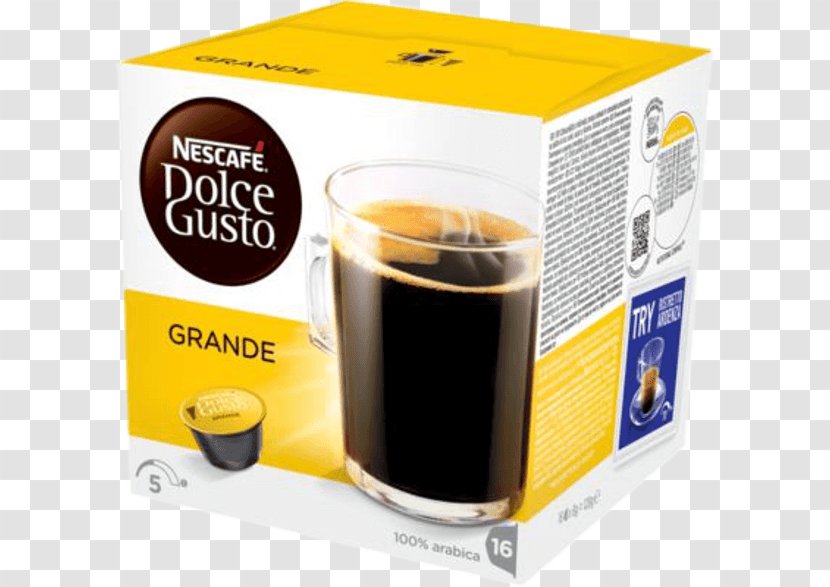 Dolce Gusto Coffee Latte Macchiato Caffè Americano - Flavor Transparent PNG