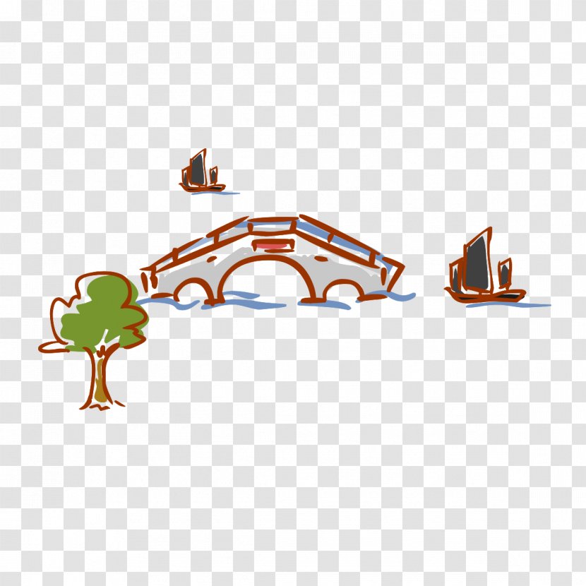 Cartoon Drawing - Area - Lanterns Sailing Transparent PNG