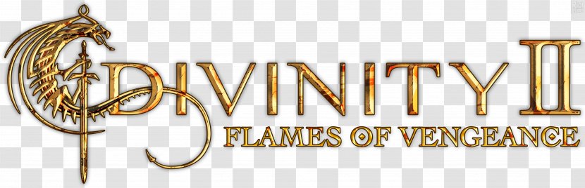 Divinity II Logo Brand Dragon Font Transparent PNG