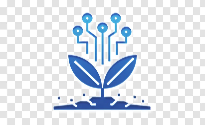 Agriculture Icon Farming Future - Logo - Symbol Electric Blue Transparent PNG