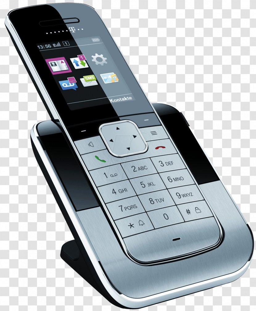 Feature Phone Mobile Phones Deutsche Telekom Cordless Telephone - Sinus Transparent PNG