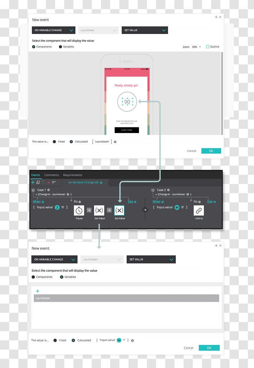 Countdown Justinmind Prototype Electronics Interactivity - Screenshot - Twice Tt Transparent PNG