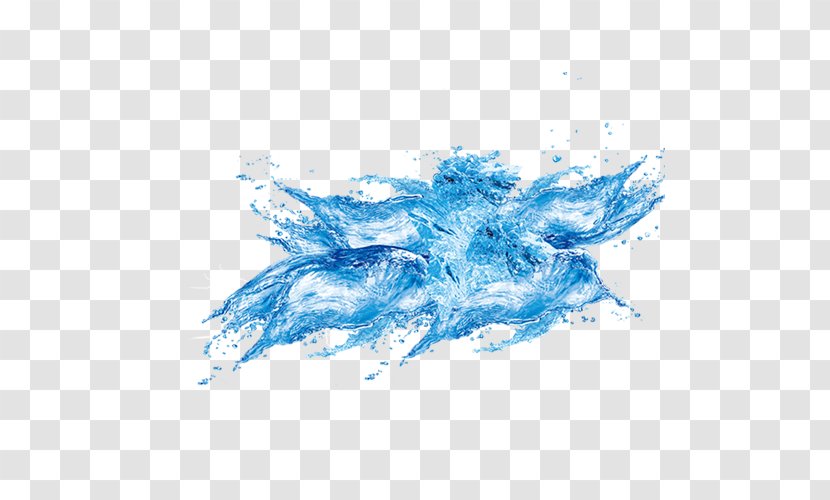 Light Drop Blue Water Transparent PNG