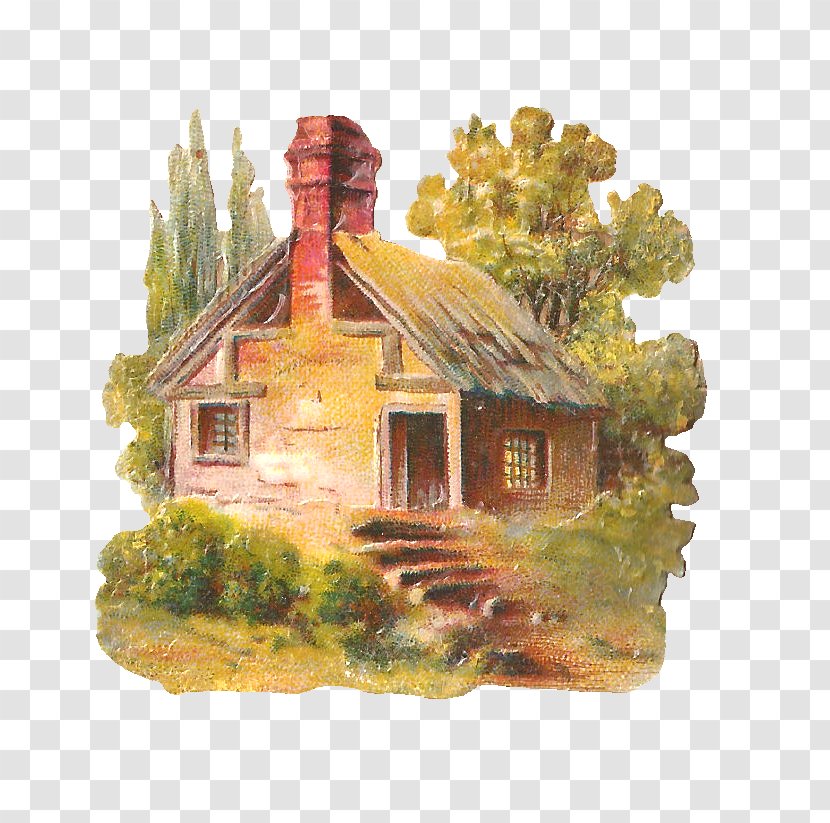 Cottage House Clip Art - Home - Country Cliparts Transparent PNG