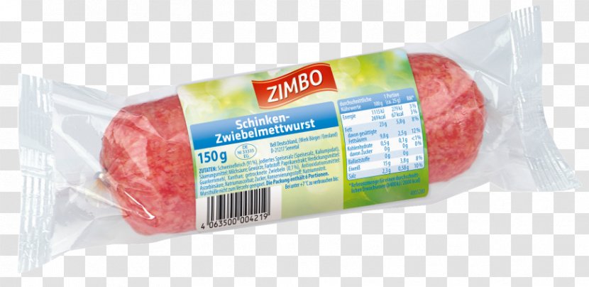 Mettwurst Ham Sausage Meat - Curing - Beef Paprika Transparent PNG
