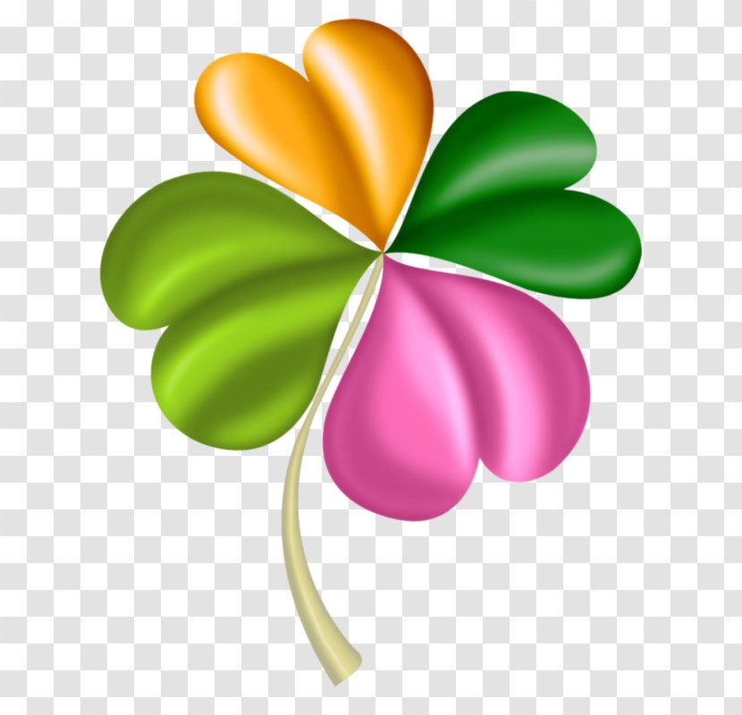 Ireland Four-leaf Clover Clip Art - Color Transparent PNG