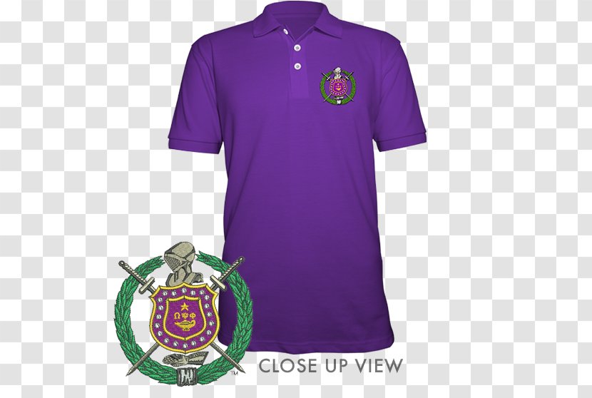 Polo Shirt T-shirt Clothing Fashion Sleeve - Dress - Omega Psi Phi Transparent PNG