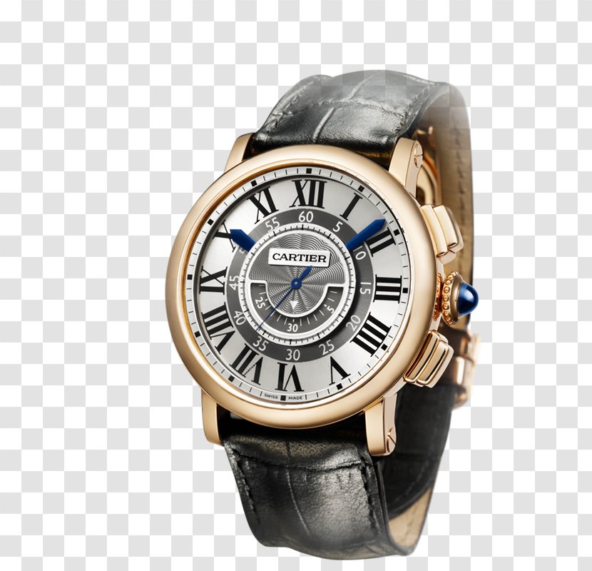 Cartier Tank Watch Chronograph Clock - Watching Transparent PNG