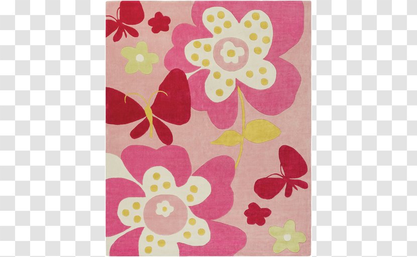 Floral Design Pink Textile Rose Pattern - Magenta Transparent PNG