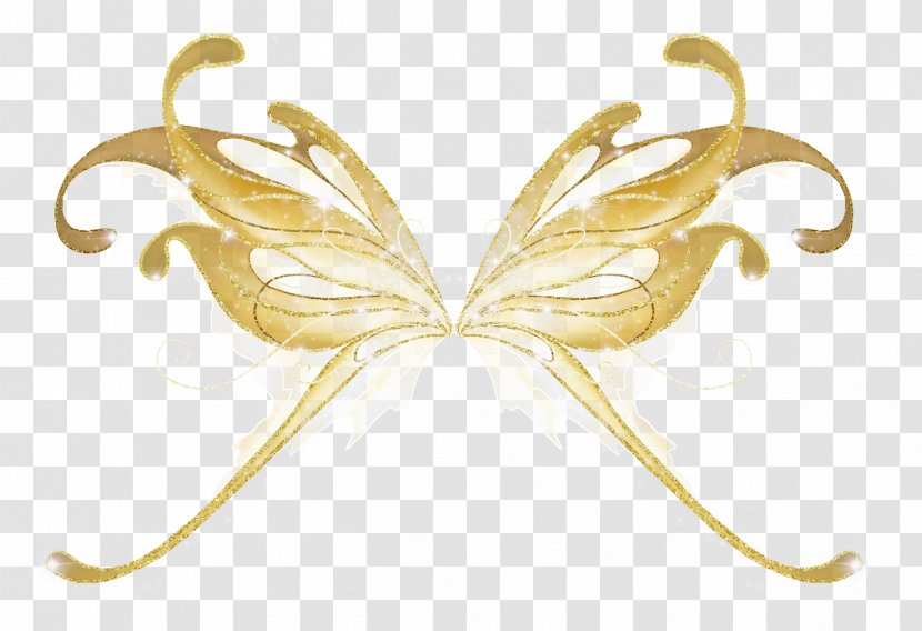 Butterfly Insect Wing Pest - Arthropod - Gold Fairy Wings Digital Transparent PNG