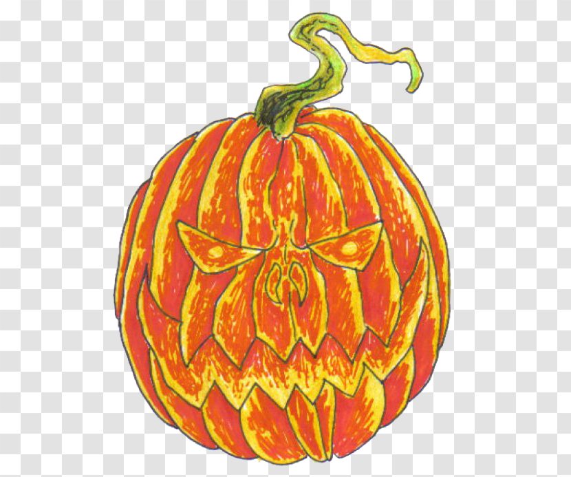 Jack-o'-lantern Pumpkin Gourd Winter Squash Vegetarian Cuisine - Food - Halloween Material Transparent PNG