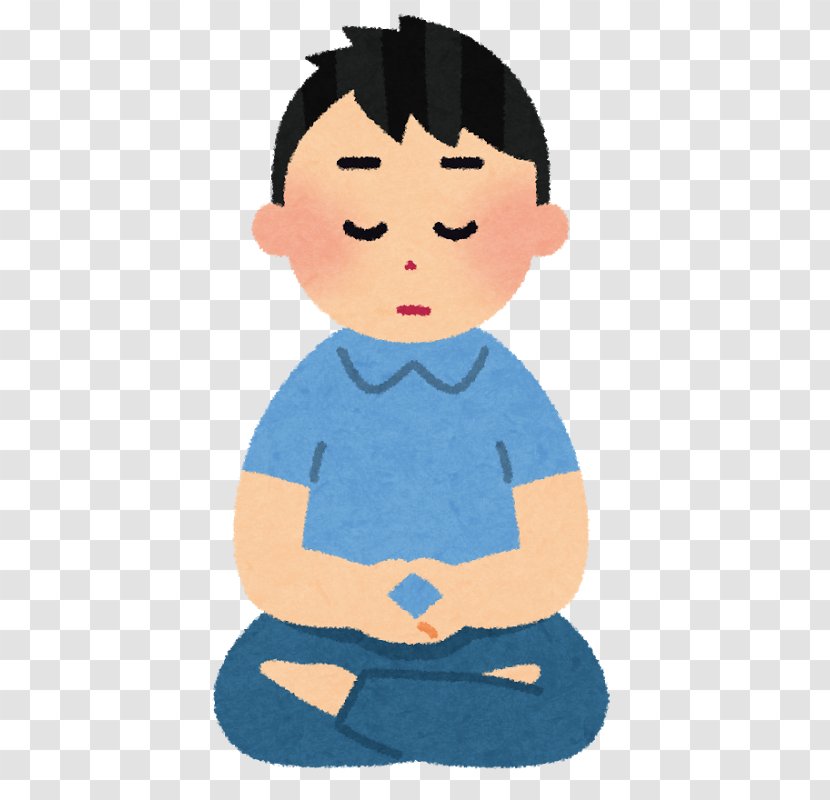 Zazen Meditation Woman - Hand Transparent PNG