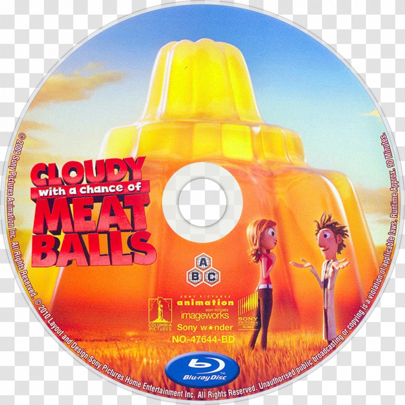 Cloudy With A Chance Of Meatballs Blu-ray Disc DVD Film - Makingof - Dvd Transparent PNG