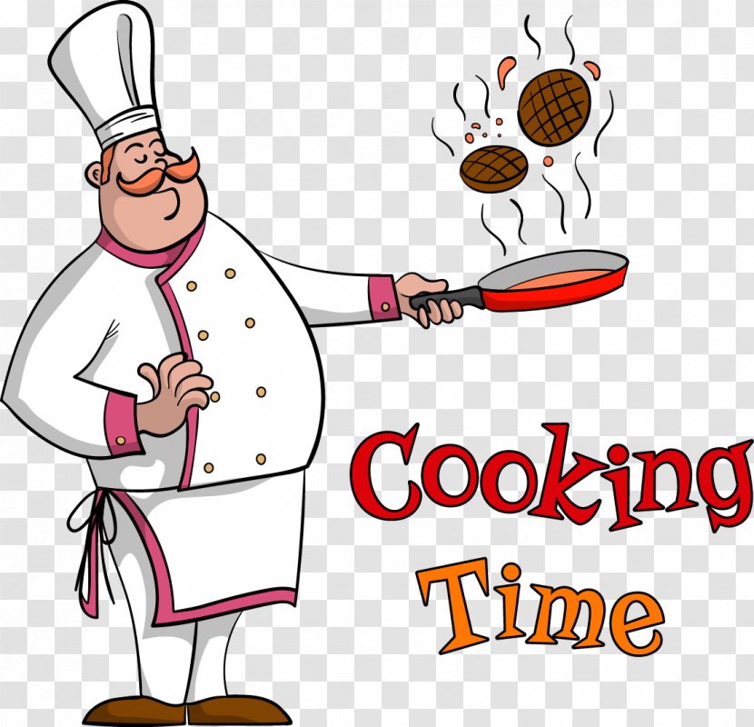 Cooking Chef Food Frying Pan - Time Transparent PNG