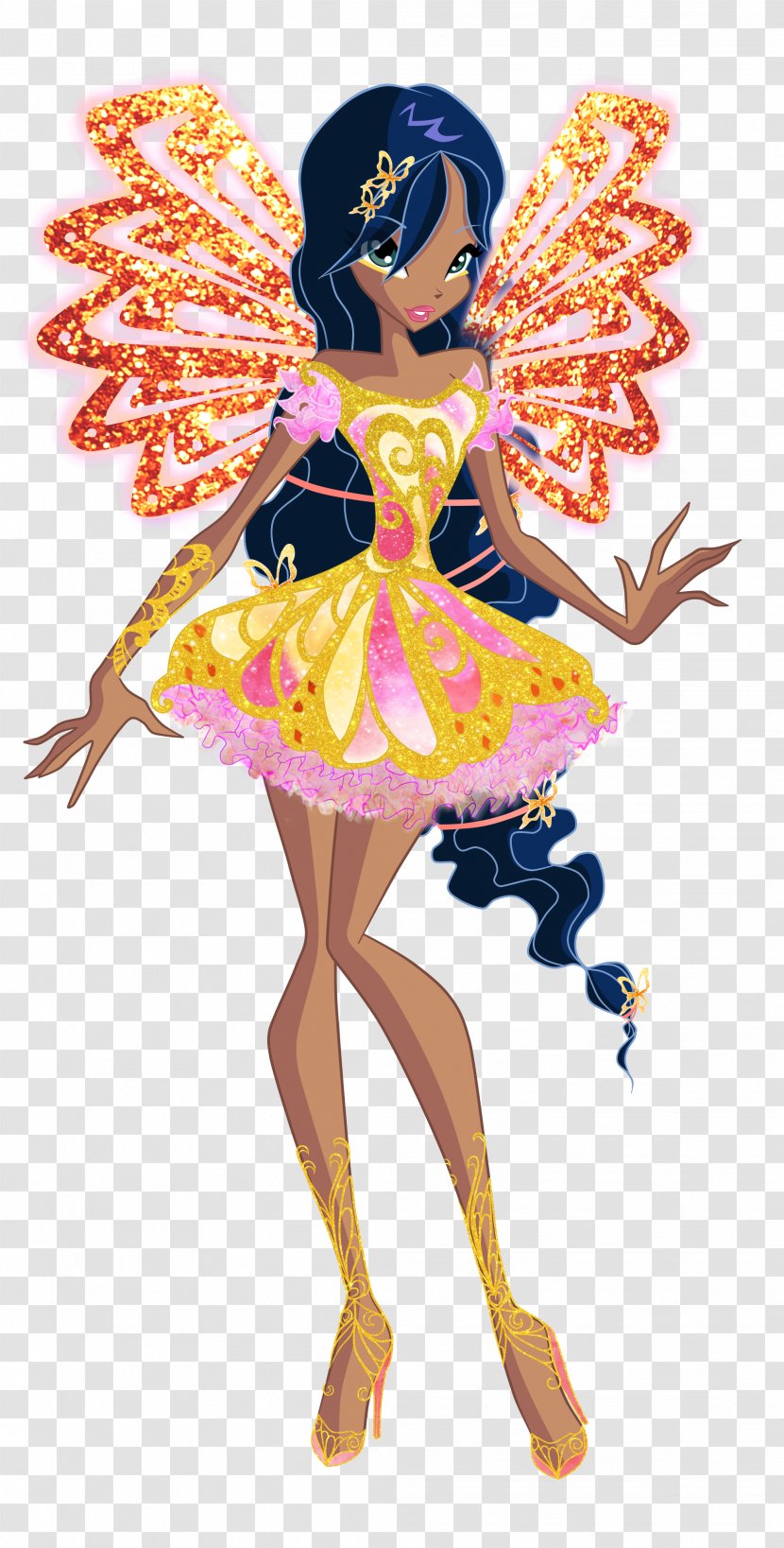 Fairy Barbie Illustration Pollinator - Mythical Creature Transparent PNG