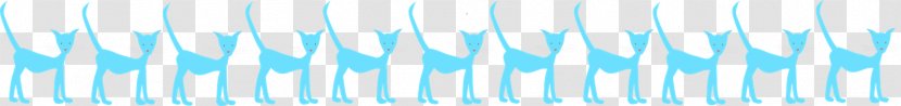 Sky Pattern - Electric Blue - Cat Cliparts Transparent PNG