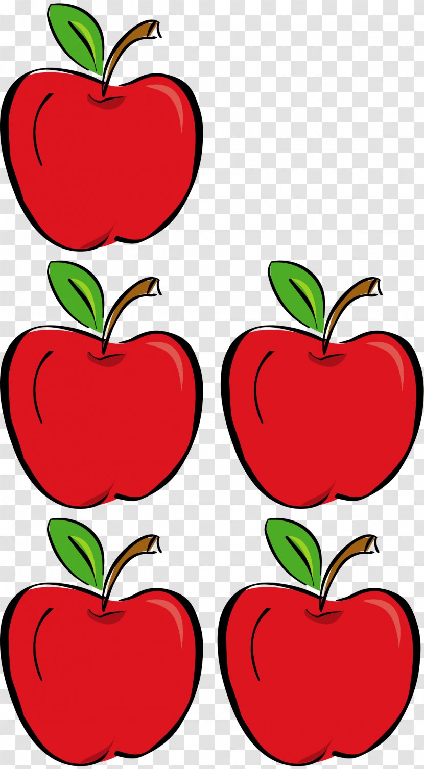 Apple Addition Mathematics Clip Art - Acerola - Fruit Transparent PNG