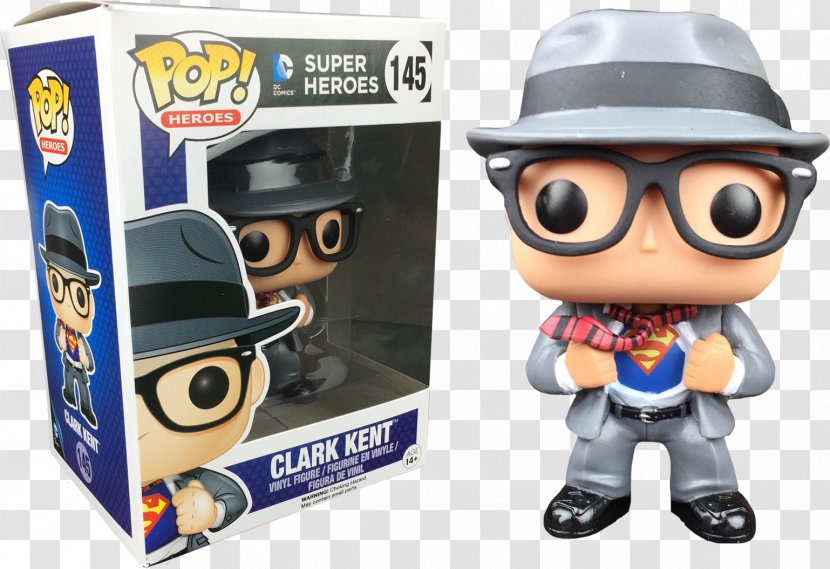 Superman Clark Kent Action & Toy Figures Funko - Rubber Transparent PNG