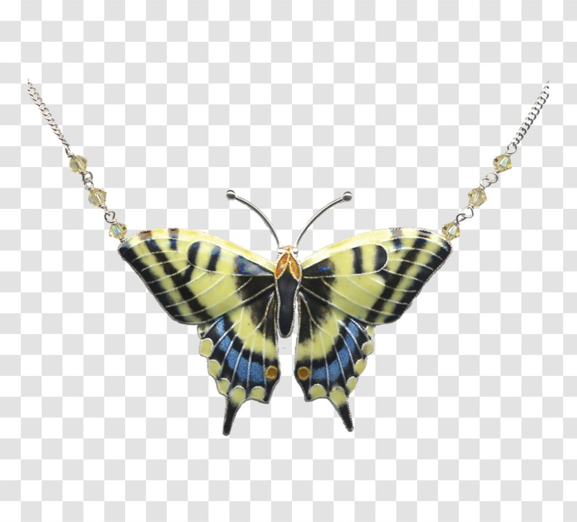 Brush-footed Butterflies Swallowtail Butterfly Necklace Jewellery - Brushfooted Transparent PNG