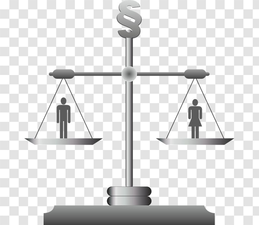 Wage Gender Pay Gap Law Inequality Labor - Weighing Scale - Equality Transparent PNG
