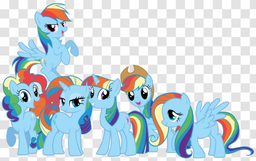 Pony Rainbow Dash Pinkie Pie Rarity Twilight Sparkle - Digital Art - My Little Transparent PNG