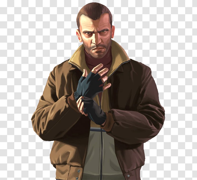 Grand Theft Auto IV V Niko Bellic Auto: San Andreas Video Game - Fictional Character Transparent PNG
